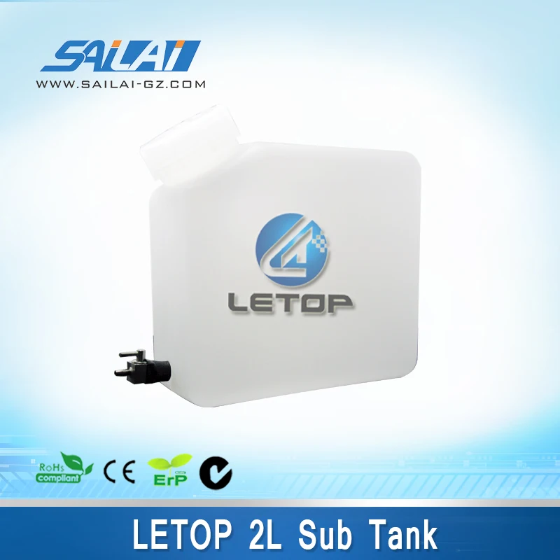

High Quality Inkjet General Parts LETOP 2L White Printer Sub Tank