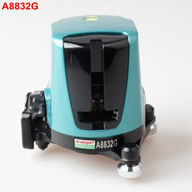 AcuAngle A8832G Portable Laser Level Tape Measure 2 Green Cross Lines