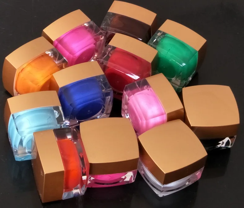 

12 Color Pure Acrylic UV Gel Colorful Nail Art Gel Polish For UV Lamp Tips Decoration