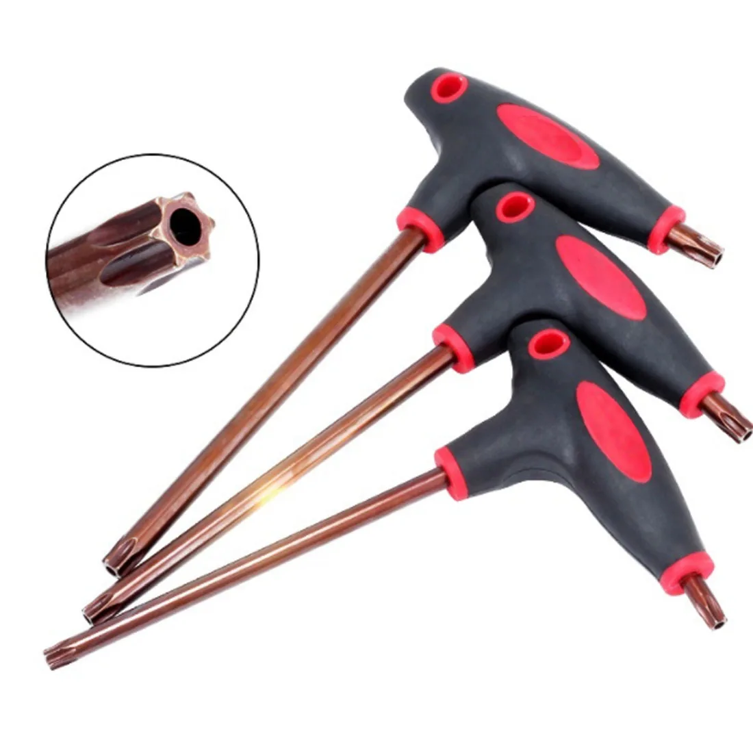 

T-type 1pc Hex Wrench T Handle Allen Hex Key Wrench Spanner Hand Tool