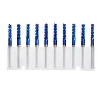 

New Corn milling cutter Corn Teeth TiN Coated End Mill Cutter Milling Cutter Printed Circuit CNC Router Drop Shipping Sale