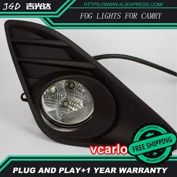 

2PCS/Pair LED Fog Light For Toyota Camry 2012-ON High Power LED Fog Lamp Auto DRL Lighting Led Headlamp