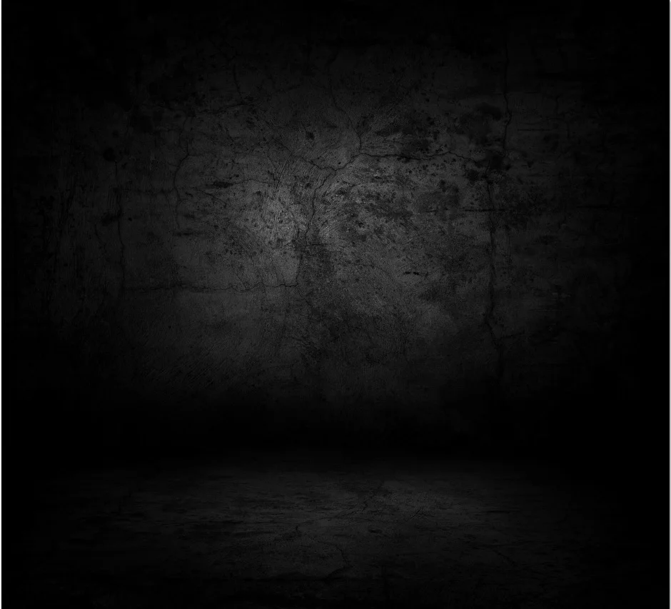 10x10ft Dark Black Concrete Wall Floor Custom Photo Backdrop Studio