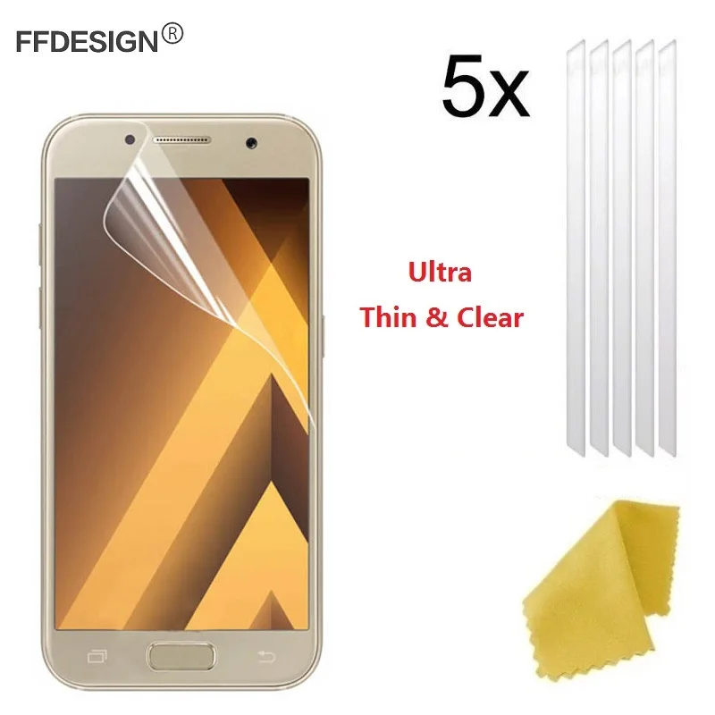 

5x Anti Scratch Protective LCD Screen Protector Film Foil For Samsung Galaxy A3 A5 A7 2016 A3 A5 A7 2017 Foil Screen Protection