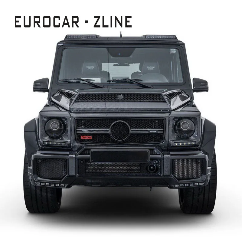 H G class g wagon g500 g550 g63 g65 спойлер на переднюю крышу из углеродного волокна со