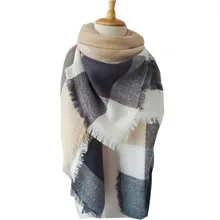 Winter scarf 2016 women Tartan Plaid Scarf Desigual Scarf cuadros New Designer Unisex Basic Acrylic Shawls hot bufandas