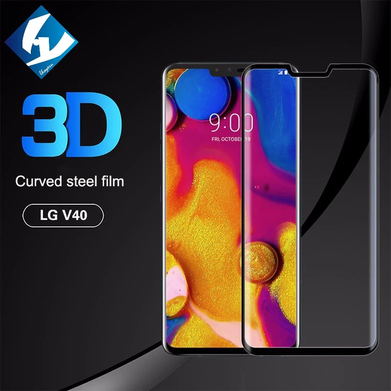 2 шт./лот 6D закаленное стекло 9h для LG V40 G7 ThinQ плюс Экран Full Cover + V30 2018 фильм двойной
