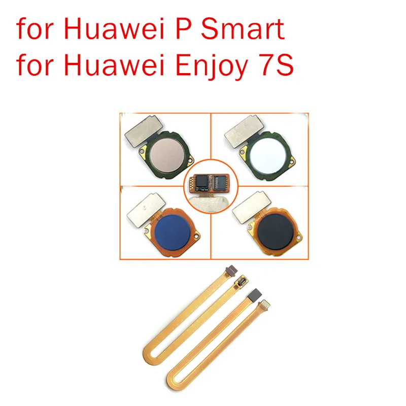 Для Huawei P Smart/ Enjoy 7S сканер отпечатков пальцев соединитель Кнопка Домой сенсорный ID