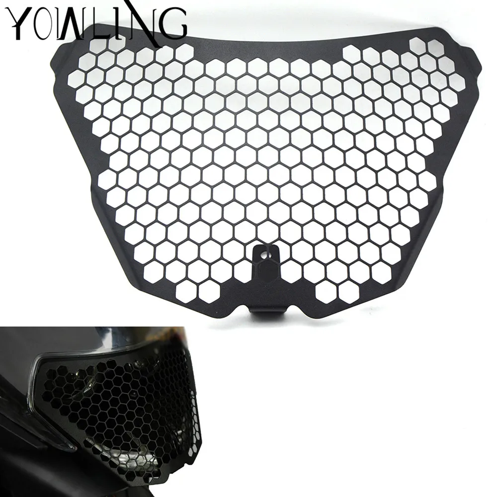 For KTM RC125 RC200 RC390 2014 2015 2016 Motorcycle Headlight Grill Cover Mount Headlight Bracket Cover External Light Lampshade