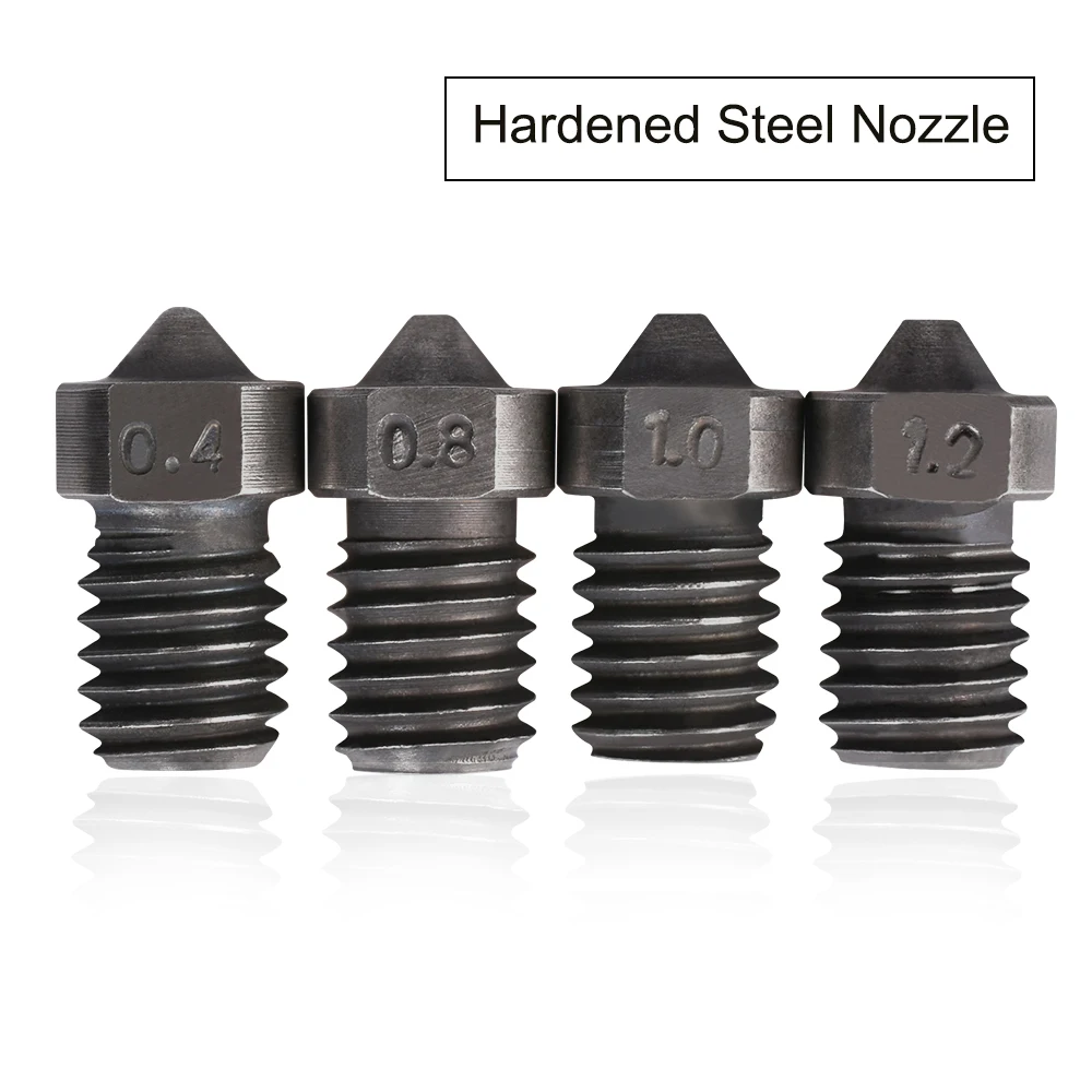 3D طابعة أجزاء V6 فوهة صلابة الفولاذ فوهة M6 موضوع 1.75 ملليمتر 0.4/0.8/1.0/1.2 ملليمتر خيوط عالية الجودة فوهة 3D طابعة أجزاء V6 فوهة صلابة الفولاذ فوهة M6 موضوع 1.75 ملليمتر 0.4/0.8/1.0/1.2 ملليمتر خيوط عالية الجودة فوهة