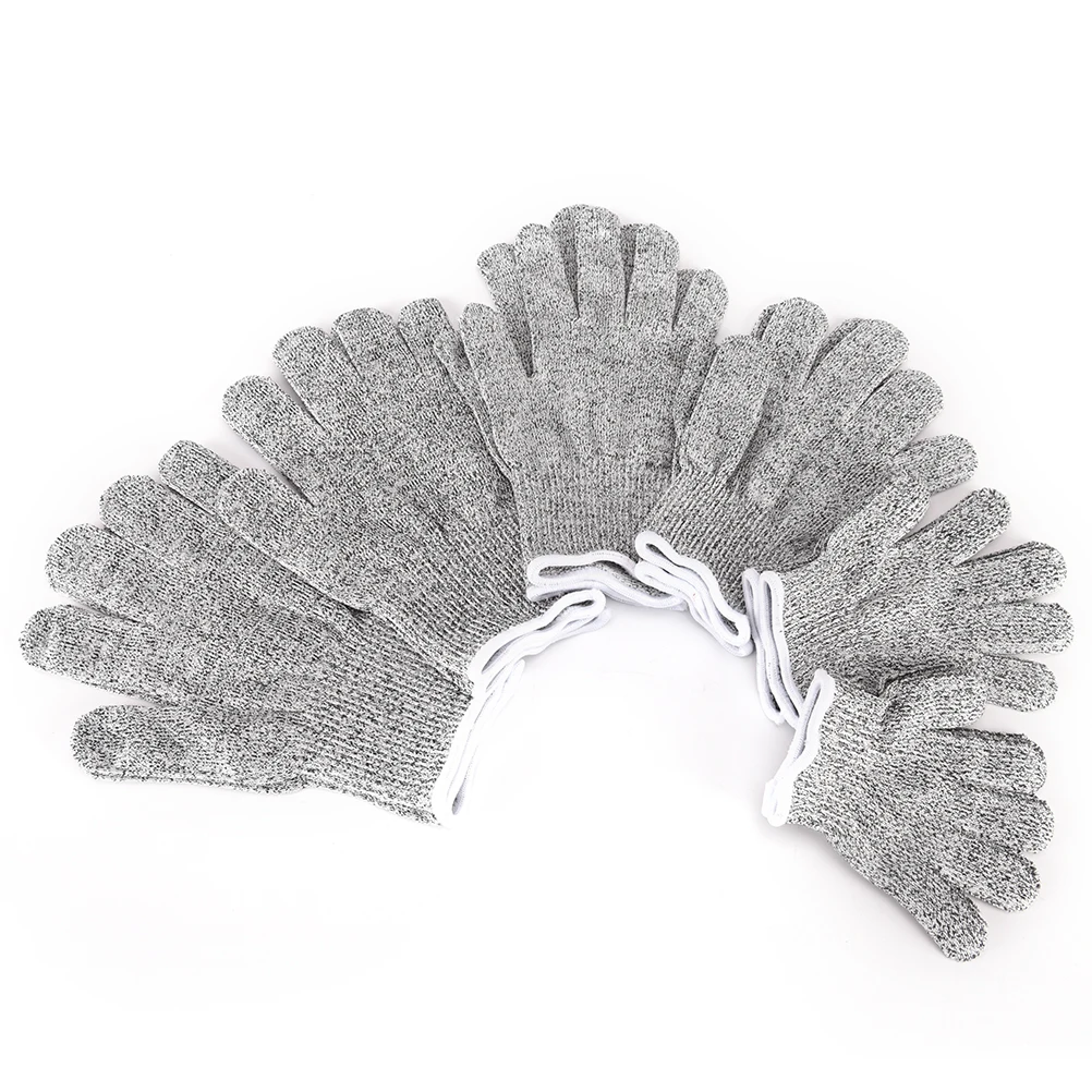 1Pairs Anti-cut Gloves Homework Standard Level 5 Cut Resistant Safety Mesh Butcher Gloves Hot Sale