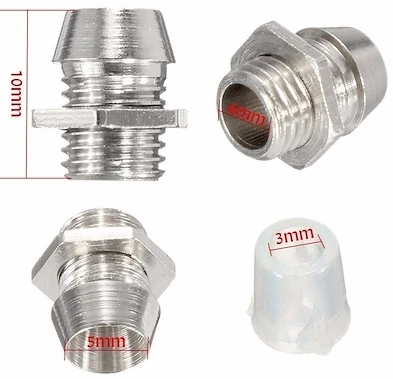 3 мм 5 мм Серебристый Хром металлический пластиковый светодиодный фонарь лампы излучающий диодный ободок Держатели