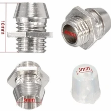 3 мм 5 мм Серебристый Хром металлический пластиковый светодиодный фонарь лампы излучающий диодный ободок Держатели