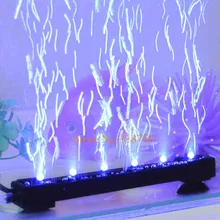 31CM 12 LEDs Aquarium Fish Tank LED Light Air Stone Bubble Submersible Water Underwater Air Curtain LED Lamp Bar Strip Lighting 31CM 12 LEDs Aquarium Fish Tank LED Light Air Stone Bubble Submersible Water Underwater Air Curtain LED Lamp Bar Strip Lighting