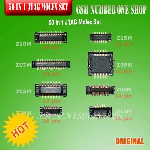 100% оригинал 50 в 1 JTAG Molex набор от MOORC|set| |