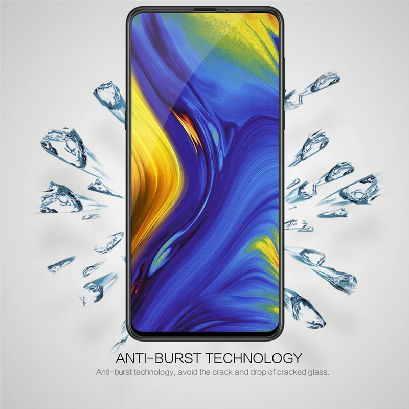 Полное стекло для Xiaomi Mi Mix 3 закаленное Защита экрана 9H полное клеевое Mix3 6