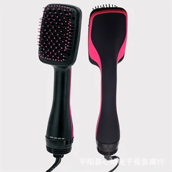 

New Multi-function New Electric Hairbrush Two-in-one Hairdryer Dry-wet Dual-use Negative Ion Hairbrush Hot Comb Straightener