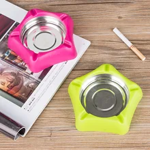 

Colorful square ashtray Pentagon ashtray Stainless steel CIGAR ASHTRAY