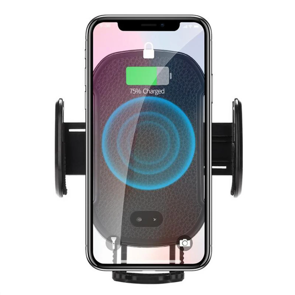 QI Car Wireless Charger for Apple iPhone XS Max XR X 8 Plus Samsung Galaxy Note 9 S9 S8 Fast Car Charger IR Sensor