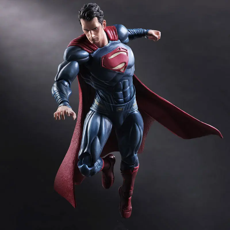 Play Arts DC Super Heroes Супермен фигурка ПВХ Коллекционная модель детские игрушки 1" 26 см