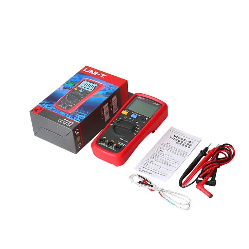 

UNI-T UT136B+ UT136C+ Digital Multimeter Auto Power Off Meter AC DC Voltage Current Ohm Diode Cap Hz of Test Diode Multimeter