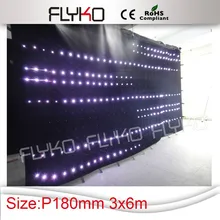 Изобретения для продажи концертные фоны Складная Ткань для проекции светодиодного видео