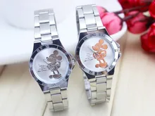 Nouveau Mode montres quartz femmes strass robe montres mickey montre enfants montre