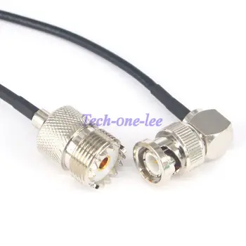 

UHF SO239 Female to BNC Male WIFI Antenna Extension Cable Coaxial 20cm