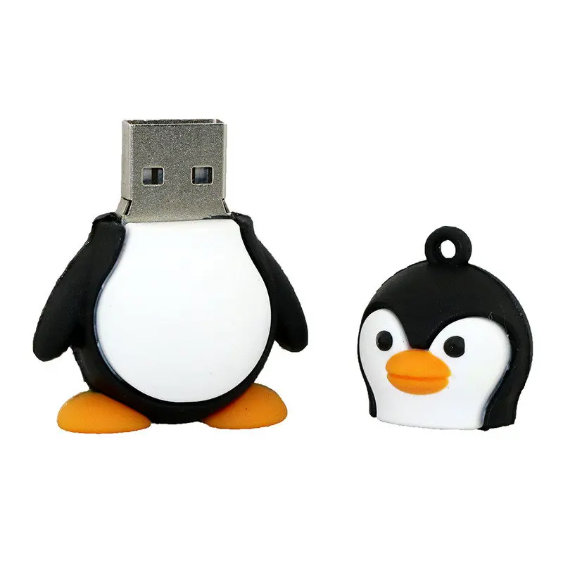 Милый мультяшный Кот Ослик USB флеш-накопитель животное, Лев, тигр, свинья карта памяти Флешка USB флешка флеш-накопитель 32GB 16GB 8GB