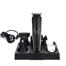 5 в 1 мужской набор для ухода за волосами USB перезаряжаемая машинка для стрижки волос и триммер Бритвенные наборы