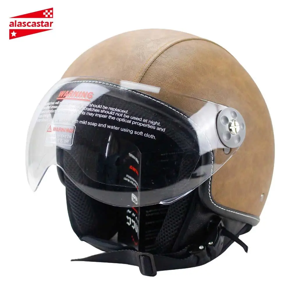 

New Retro Motorcycle Helmet German Style Motocross Capacete Casco Moto Helmet Motorcycle Motorbike Riding Open Face Helmets