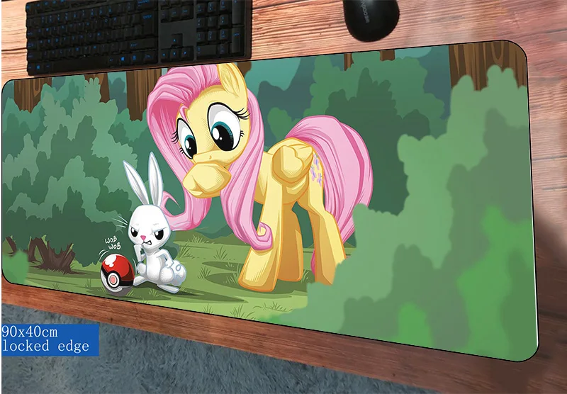 my little pony mouse pad locked edge pad to mouse notbook computer