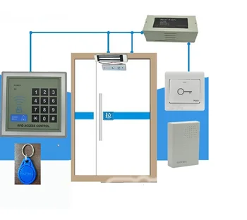 

RFID Access Control System Kit include Electric Magnetic Lock + Access Control Power Supply + Proximity Door Entry keypad+keys