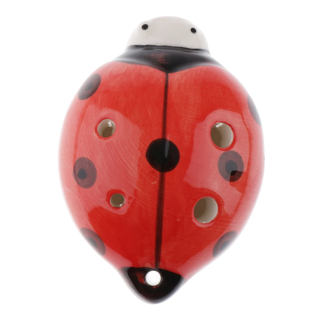 

6 Hole Soprano C Kettle Style Ocarina Ceramic Flute for Beginners Music Orff Instruments