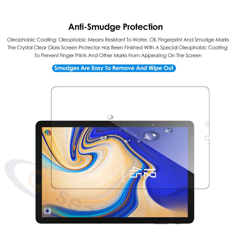 Закаленное стекло Qosea для samsung Galaxy Tab S4 10,5 T830 T835 T837, защита экрана, тонкая прозрачная пленка для Tab S4 10,5