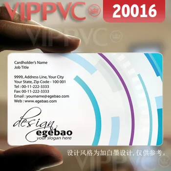 

20016 best business card designs - matte faces transparent card thin 0.36mm