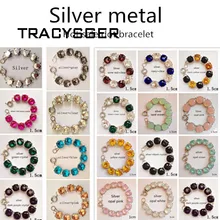 AD-sl20143/милая девочка/ / цена/1,5 см горячая Распродажа серебряный металлический браслет в горошек