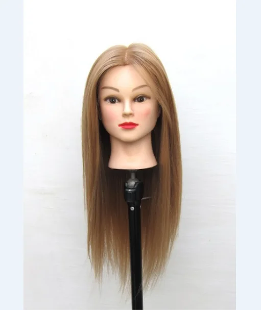 2016 Professional 24'' Golden Fiber Beautiful Hair Female Mannequin