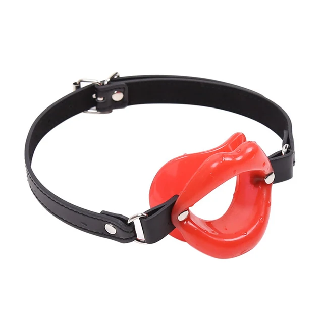 Buy Open Mouth Gag Women Couple Leather Slave Oral Fixation Stuffed Flirting 