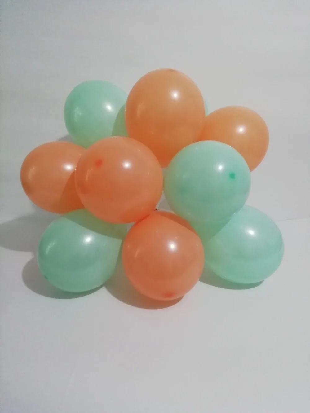 

60 pcs 10 Inch Mint Green Balloons Peach Balloons for Party, Wedding, Birthday, Girls Baby Shower, Bridal Shower Party Decor