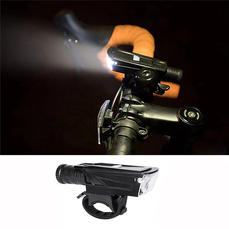 New Bicycle Lights USB Charging Waterproof Bicycle Lights Outdoor 3W Headlights Cycling Accessories luces bicicleta #4S11 (6)