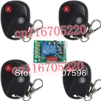

3000W AC 220V 30A Single Channel Remote Control Switch Radio Remote Control System 4Transmitter&1 Receiver 315MHZ 433MHZ