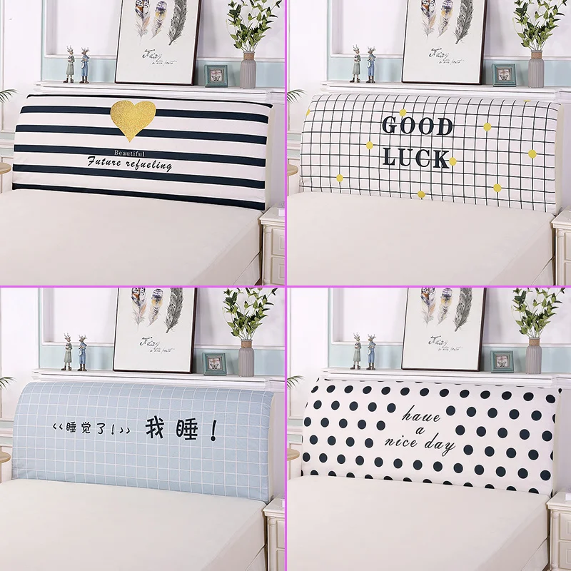 

Stretch Fabric Bedside Cover Creative Fashion Bed Cover Back Protection Sleeve Dust Decoration