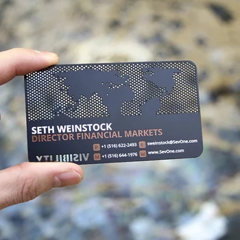 

Custom high quality logo engraved black background stainless steel metal