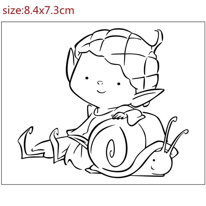 

Girl and boy Transparent Rubber Silicone Clear Stamps and metal cutting dies for Tampons Seal Card Making Diy
