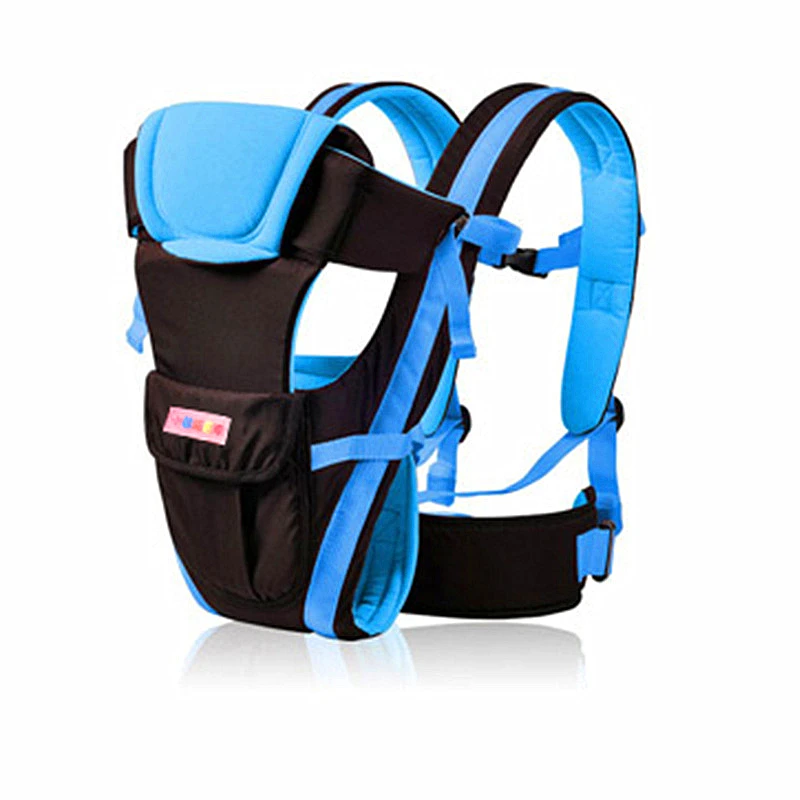 Переноска для детей от 0 до 30 месяцев, воздухопроницаемая переноска для младенцев 4 в 1, удобный рюкзак-слинг для малышей - Цвет: As shown
