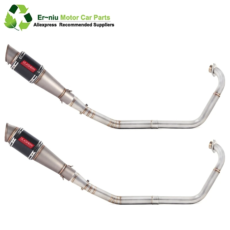 

R15 YZF-R15 MT15 Motorcycle Full System Exhaust Muffler Escape Modified Link Pipe Slip-On For yamaha R15 2008-2017
