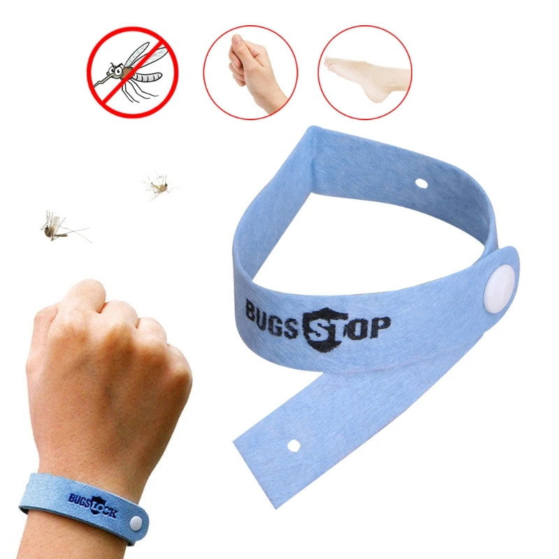 OOTDTY Anti Mosquito Bracelet Bug Repellent Wrist Band Insect Repeling