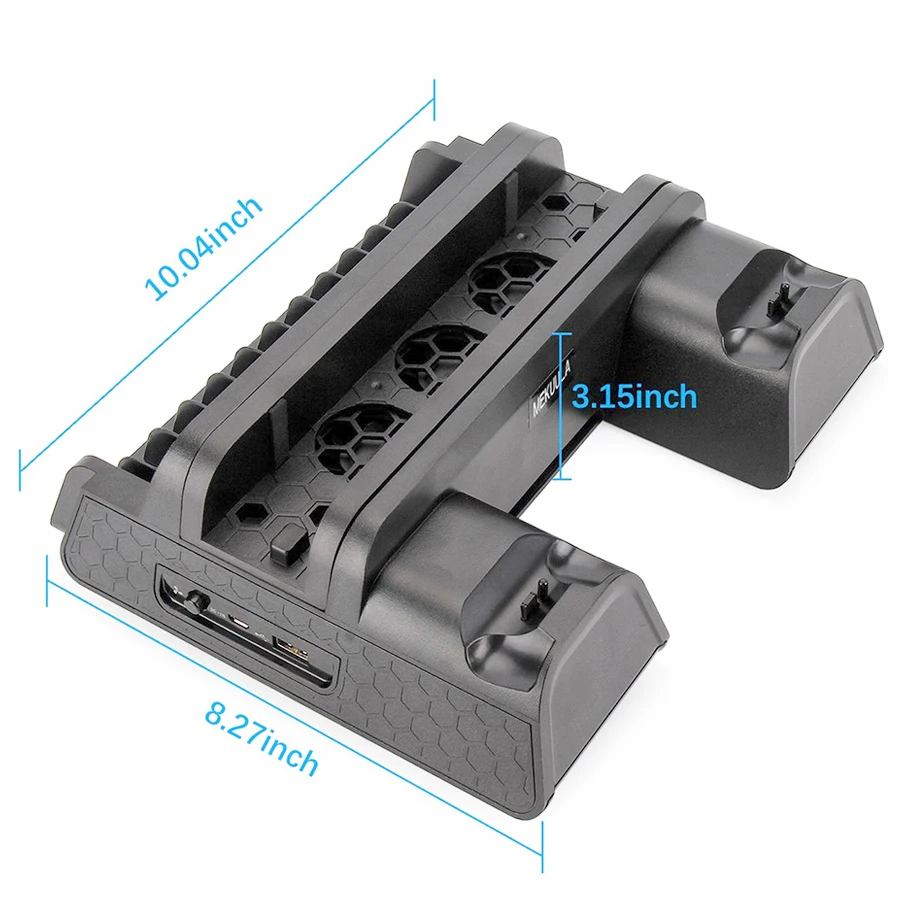 PS 4/Slim/PRO вертикальная подставка охлаждающий вентилятор кулер двойной контроллер зарядное устройство зарядная док-станция для Playstation 4 PS4 аксессуары