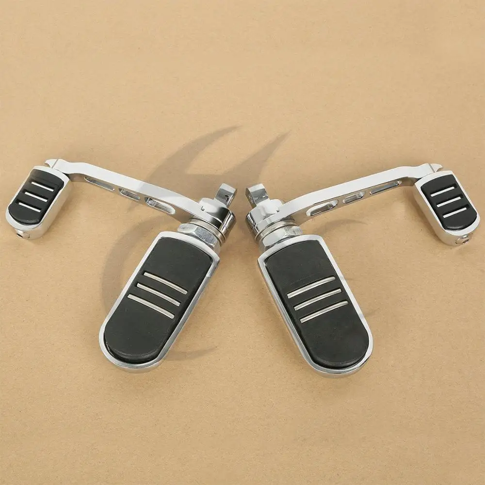 

Motorcycle Metal Foot Peg With Heel Rest For Harley Models Softail XL Sportster XL 883 1200 FXWG FXST FXLG FXR